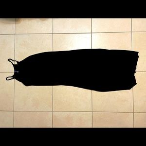 Black comfortable maxi dress